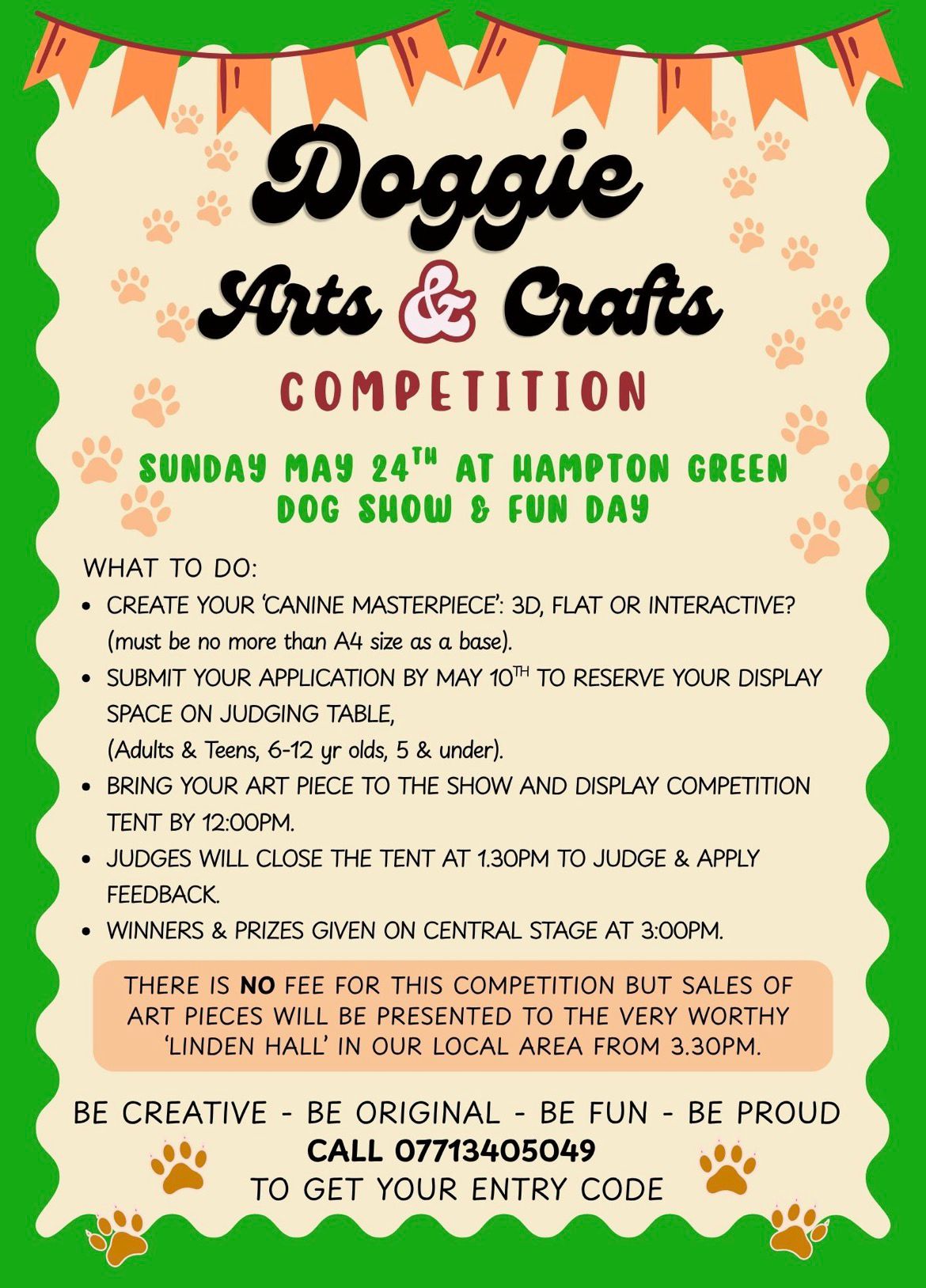 HVTA Fun Day Craft Competition 2026 poster